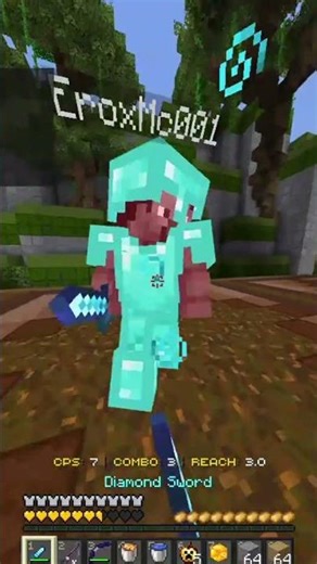 Clicking 1000 cps but still lost 😂 #minecraft #comboes #pvp #shorts