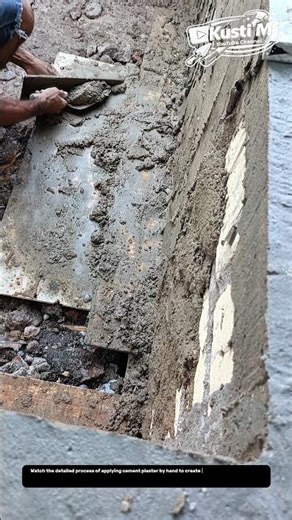 Perfect Wall Finishing Technique: Hand-Applied Cement Plaster Like a Pro.