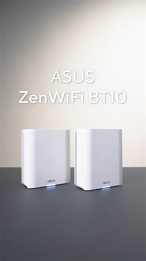 1.5K views · 13 reactions | Unboxing ZenWiFi BT10​ WiFi 7 speed meets minimalist design. Comes with dual 10G ports, powerful coverage and is smart home ready!​ Join our #WinUrZenWiFi 2025 #giveaway now and win a BT10 or other awesome prizes! ​  asus.click/2025-zenwifi​ ​ #WorryFreeWiFi | ASUS | Facebook
