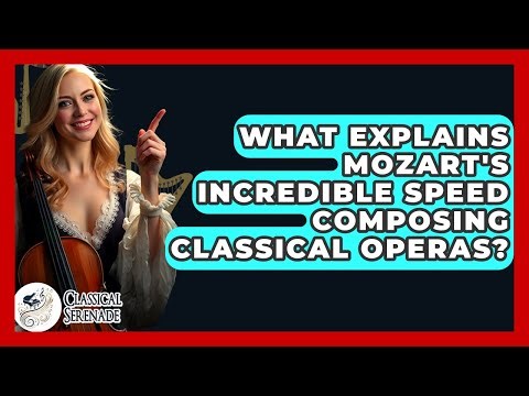 What Explains Mozart's Incredible Speed Composing Classical Operas? - Classical Serenade