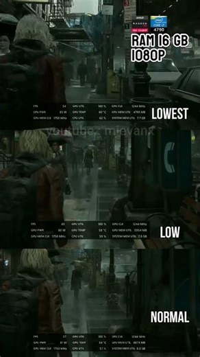 RESIDENT EVIL REQUIEM - ALL SETTINGS - I7 4790 | AMD RX 580 2048 SP | 16 GB RAM | 1080p #lowendpc