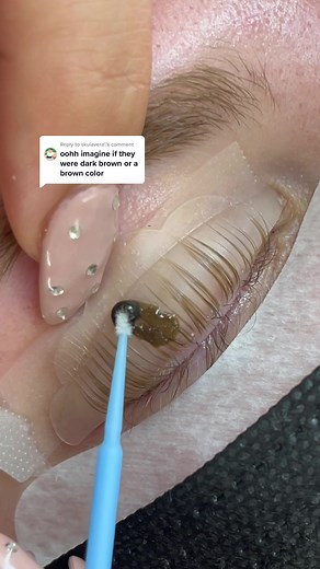 Brown Lash Lift and Tint Tutorial | Lash Lift Process with Brown Tint