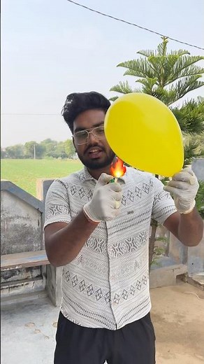 Balloons Experiment #shorts #shortsfeed #balloon #fire #fireworks