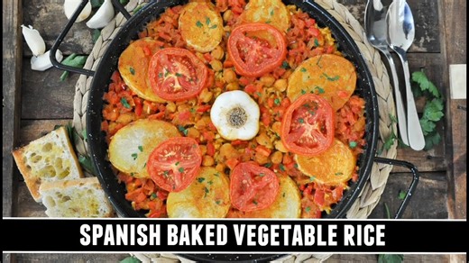 Spain's Most Underrated Rice Dish: Oven-Baked Spanish Vegetable Rice