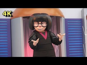 Edna Mode - Incredible Summer "Super" Dance Party - The Incredibles Take Over Tomorrowland - 4K