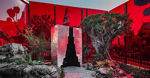 sanitas studio turns buddhist spiritual practices into a modern art installation