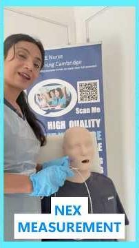 NMC OSCE-Get your NEX measurement correct for NG tube insertion! #nmc#nmc #nmcosce #clinical