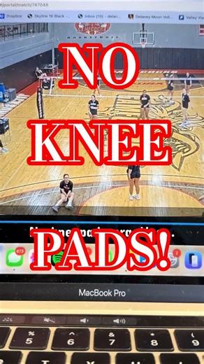 No Knee Pad Volleyball Practice with Delaney Moon, D1 Libero Fun. #dmoon #libero #pain