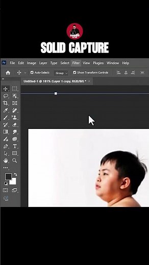 "Make Your Stomach Look Flat in Photoshop – No Plugins Needed!"