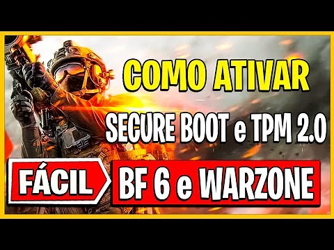 HOW TO ACTIVATE SECURE BOOT AND TPM 2.0 BATTLEFIELD 6 - WARZONE - COD BLACK OPS 7