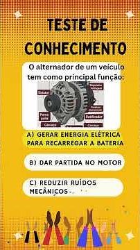 Mecânica básica de veículos 3 questões#quiz #transitoseguro #responda #quiztime #concurso #transito