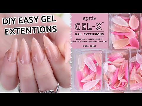 TRYING APRES GEL-X NAIL EXTENSION SYSTEM - NO DRILL HAND FILE ONLY