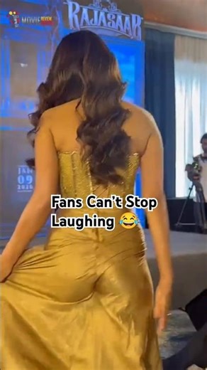 🤣Unexpected Funny Moment 😆 | Nidhhi Agerwal at Raja Saab Event Highlights