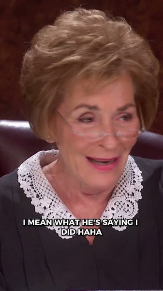 Defendant slips up! #judgejudy #shorts