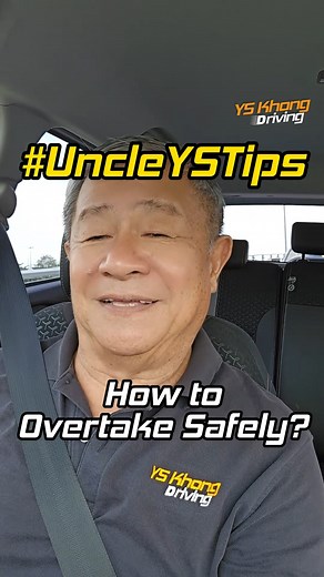 How to overtake safely? Uncle YS tell you the right way! #car #cars #lesson #lessons #overtaking #overtakinglane #overtakingcars #overtakingovertake #overtake #Overtake #overtakesafely #howto #ystips #ystip #uncleystips #yskhongdriving | YS Khong Driving