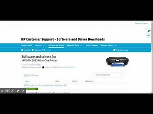 [ Easy Way ] HP Envy 5055 All-in-One Printer Driver Download
