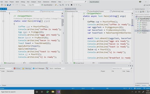 Introduction To Async, Await, And Tasks C# 201 [5 of 8]