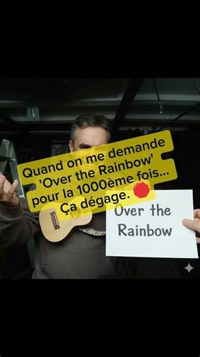 c'est le Wonderwall de l'#ukulele #iz #rainbow