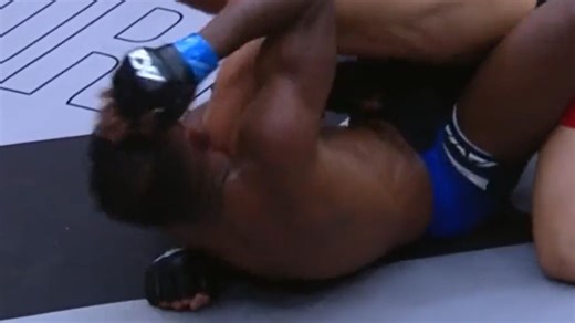 Horror moment MMA fighter's ear explodes and is left hanging off his face
