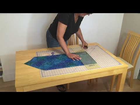 HOW TO - CUT BIAS STRIPS OF FABRIC - FOR YOUR ROPE BOWLS!