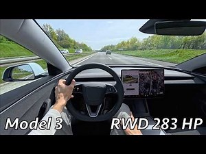 Tesla Model 3 RWD 2026 POV Driving Review (283 HP)