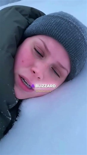 Trapped In A Blizzard.. What Saved Her Is Unbelievable 😭🩷