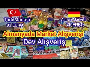 🛒 Almanya'da Yeni Market Alışverişi ❌️ Türk ve Alman Market Fiyatları 🛒 - 2 Nisan 2023