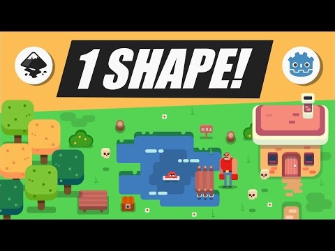 I Made an Entire RPG Scene Using ONE Shape in Inkscape!