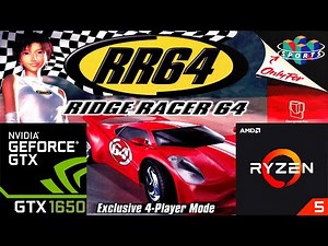 Mupen64Plus-Next 2.1 (RetroArch) | Ridge Racer 64 HD 60 FPS | N64 Emulator Gameplay