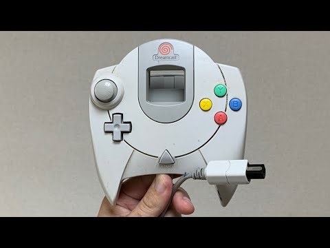 Sega Dreamcast Controller Teardown, Cable Replacement and Clean
