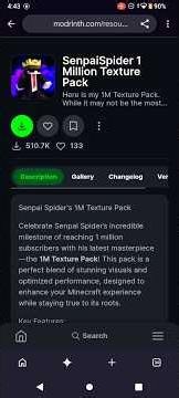 Senpai Spider 1 million texture pack