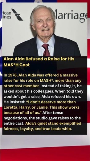 Alan Alda Refused a Raise for His MAS*H Cast#shorts #storytime #story