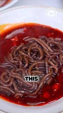 Turning Wild Bracken Fern Roots Into Chewy Forest Noodles 🍝#bracken #roots #noodles #handmade