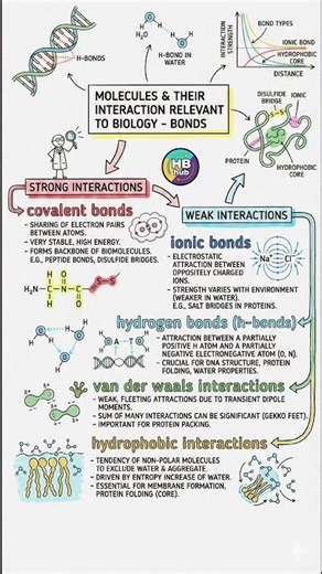 Molecules and their interactions relevant to biology #biochemistry #biology #biotechnology