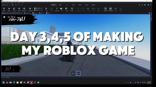 day 3 4 and 5 of making my Roblox game @Colin #gamedev #roblox