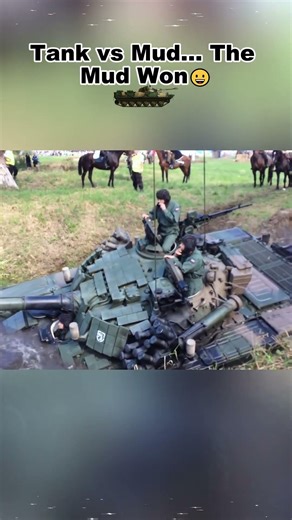 Tank vs Mud… The Mud Won😀
