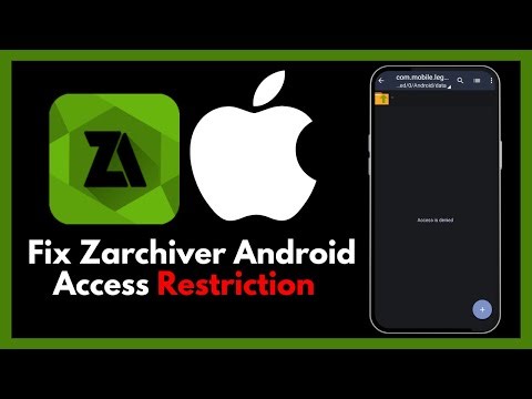 Fix ZArchiver “This Folder Has Android or iPhone Access Restriction” (2026 Working)