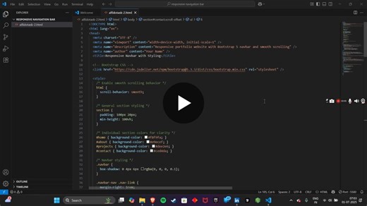 #intership #alfidotech #backend #frontend #bootstrap #linkedin #task #webdevelopment #webpages #alfidotechinternship #css #frontenddevelope #webdesign #techjourney | Nadimpalli Sai Ashish Varma