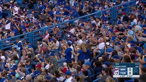 Josh Donaldson receives a standing ovation from Toronto Blue Jays fans as he steps onto the plate at the Rogers Centre for the first time this series. 💙 #BlueJaysOnSN | Sportsnet