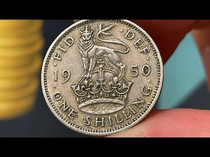 1950 United Kingdom 1 Shilling (England) Predecimal Coin • Values, Info, Mintage, History, and More