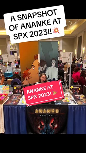 🌟 SPX, what a weekend! 😍 Sharing ANANKE: The Prologue was a whirlwind of creativity and connection! 🚀✨ 📸 Apologies for not snapping more pics; I was too busy chatting with exhibitors and guests! 🗣️💬 The atmosphere was ELECTRIC as creators shared their passions and projects! ⚡️🎨 At my table, we dove deep into classic sci-fi films, spirituality, artificial intelligence, quantum physics, and indie comic-making! 🌌🤖💭 ANANKE rocked the house, and I'm PUMPED for my next con in October – catch