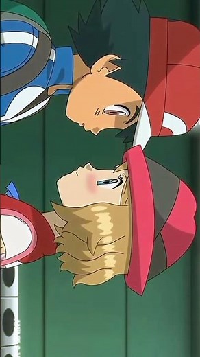 ash x serena kiss scene