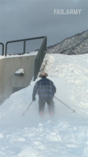 face down, fails up that's the way we like to 🤣 #ski #skiing #fail | FailArmy