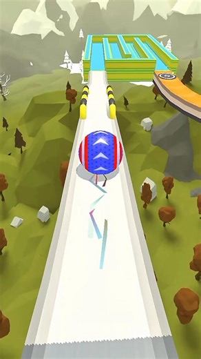 Action Ball Lvl.26 | This Is Pure Chaos 😈🔥 #gaming #goingballsfastrunnergameplay #actionrunner