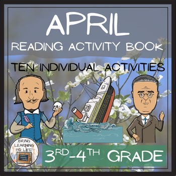 April Close Reading Comprehension Passages | 3rd Grade & 4th Grade