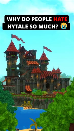 Why Do People HATE Hytale? #hytale #minecraft #hytalebuild #castle