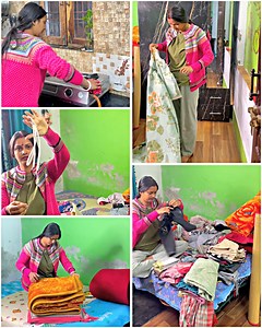 24K views · 294 reactions | पूरा तीन अलमारी जैसे कपड़े बिखरे पड़े थे  Indian YouTube Vloggers #dailyroutine #housewife #indianvlogger | Vipnik Lifestyle | Facebook