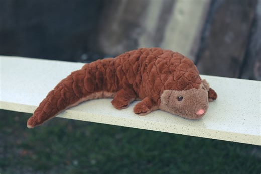 Pangolin Plush - 4lbs Weighted Sensory Comfort Plush, Stuffed Animal, Gift for Kids & Adults - Etsy