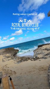 Even the ocean is showing off at Royal Beach Club Paradise Island. 😉 📍Royal Beach Club Paradise Island, now open in Nassau, Bahamas | Royal Caribbean Crown & Anchor Society