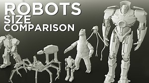 Comparing the Sizes of Robots in Movies